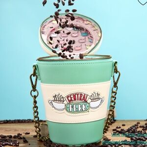 Loungefly Central Perk Green and Cream Crossbody Bag